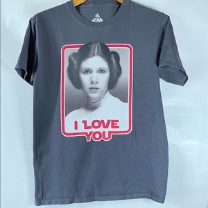 Disney Princess Leia T-Shirt - “I Love You”
